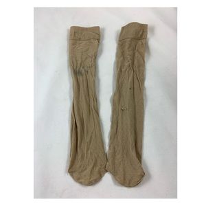 Argyle nude texture nylon ankle socks